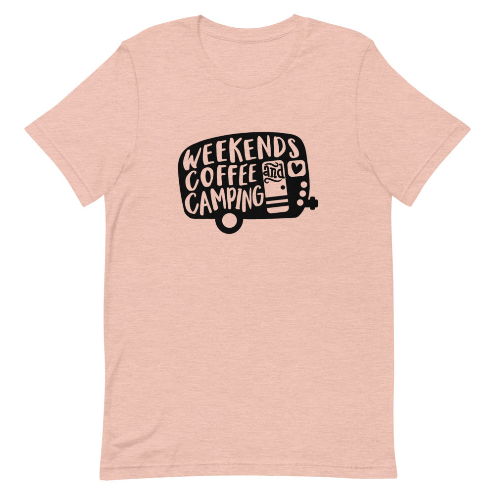 Weekends Coffee and Camping Tee